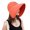 Orange, variant on Sun Hat for Women Summer Beach Wide Brim UV Protection Hats with Chin Strap Travel Foldable UPF 50