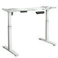 thumbnail image 1 of Costway Cadre de Bureau Debout Électrique Moteur Simple Hauteur Réglable avec Contrôleur Blanc, 1 of 10