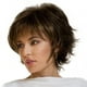 thumbnail image 1 of Pelucas de pelo corto con flequillo Peluca de pelo ondulado en capas Resistente al calor Rubio si Irfora  Pelucas, 1 of 7