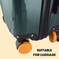 thumbnail image 4 of Kripyery 8Pcs Silicone Luggage Wheel Silent Covers - Soft Flexible Wear Resistant Noise Reducing Suitcase Wheel Protector Covers, 4 of 8