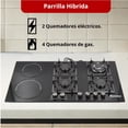 thumbnail image 5 of Parrilla empotrable 6 Quemadores Hibrida 90x51cm Cristal Templado, 5 of 5