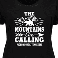 thumbnail image 4 of Inktastic Pigeon Forge Tennessee The Mountains Are Calling Women's Plus Size T-Shirt, 4 of 5