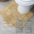thumbnail image 4 of HOME WEAVERS Waterford Collection Cotton Contour Rug, 20" x 20", Linen, 4 of 9