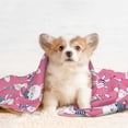 thumbnail image 4 of Disketp Rabbit Holding Flowers Dog Blanket/Bed Cover for Dogs and Cats,Puppy Essentials-Large, 4 of 8