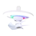 thumbnail image 4 of Ventilador de techo con luz, lámpara regulable multifuncional RGB con control remoto, herramienta de iluminación de 10 pulgadas para dormitorio, sala, 4 of 9
