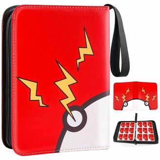 9 Pocket Card Binder Pokemon Cards Binder - PU Waterproof Card Folder -  Zipper Album with 50 Removable Sleeves - Trading Card Binder for TCG -  Walmart.com