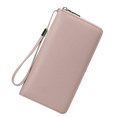 thumbnail image 1 of Monedero de mujer, monedero de cuero con cremallera blindado Rfid, 1 of 5
