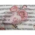 thumbnail image 4 of oneOone Cotton Cambric White Fabric Stripe & Rose Floral Dress Material Fabric Print Fabric By The Yard 56 Inch Wide, 4 of 4