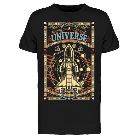 Space Shuttle Universe Tee Men's -Image by Shutterstock