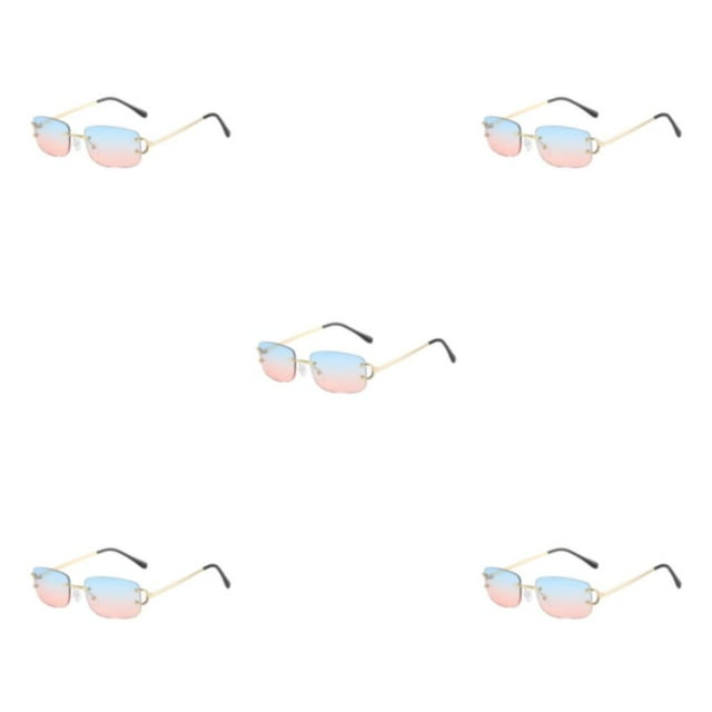 Redempat Protection pour les Femmes Rectangle Résistant aux Chocs et à la Rouille Femmes Clair Officiel Rose Bleu 5Set