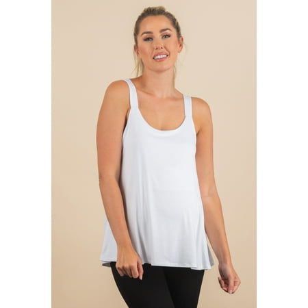 

Maternity Sleeveless Flowy Summer Top