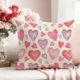 thumbnail image 2 of Valentines Pillow Covers 18X18 Inch Set of 2 Lollipops Candy Heart Love Bow Red Valentines Day Decorations Outdoor Modern Farmhouse Decorative Throw Pillow Cases for Couch Living Room Decor, 2 of 6