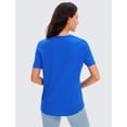 thumbnail image 2 of Remera CRZ YOGA de Algodón Pima Suave Atlética Fuerte Azul XL, 2 of 5