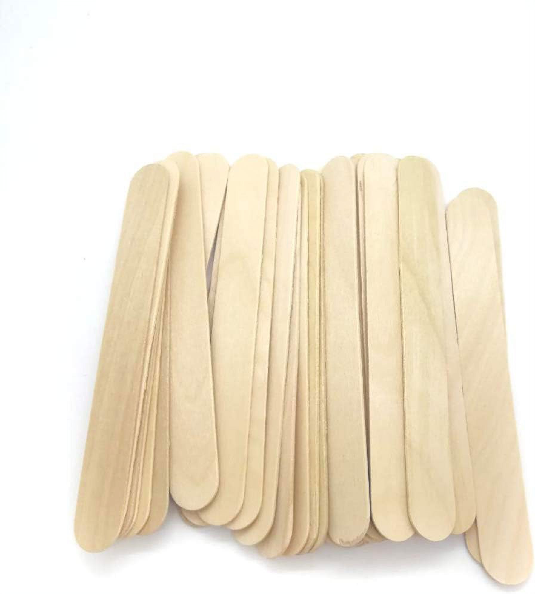 100Pcs Craft Sticks Wooden Popsicle Sticks Ice Cream Stick Premium Natural Wood  Popsicle Stick Lolly Sticks for DIY Crafts, Home Art Projects 