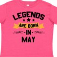 thumbnail image 4 of Inktastic Legends Are Born in May Boys or Girls Toddler T-Shirt, 4 of 5