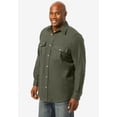 thumbnail image 3 of KingSize Men's Big & Tall Signature Solid Flannel Shirt, 3 of 6