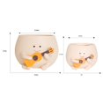 thumbnail image 2 of Maceta UMESONG Smily Face de resina con orificio de drenaje, 2 of 6