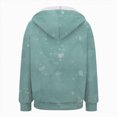 thumbnail image 6 of Kaprioy Womens Zip Up Hoodies Comfortable Full Zip Up Hoodie Long Fleece Sweatshirt with Pockets Fall Fashion Women Ladies Fashionable Daily Casual Hooded Sweatshirt Pocket Coat Sporty Jackets, 6 of 6