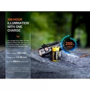 Fenix Lighting E18R V2.0 Lithium Ion 1200 Lumens Luminus SST40 LED Flashlight, Black