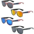 thumbnail image 5 of USA AMERICAN FLAG STARS & STRIPES PATRIOTIC SQUARE SUNGLASSES CLASSIC RETRO 80s, 5 of 6