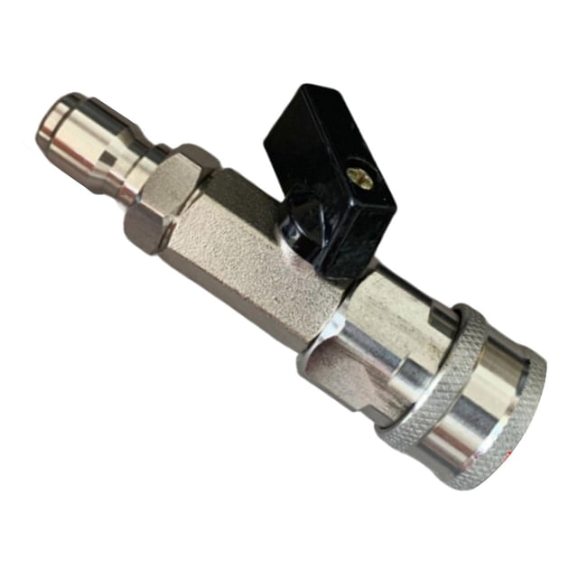 pitrice High Pressure Washer Ball Valve Kit Quick Connector for Fittings Hose Switch Style E Style E