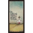 thumbnail image 2 of Crawford, Tonya 11x18 Gold Ornate Wood Framed with Double Matting Museum Art Print Titled - No Perfect People Allowed, 2 of 4
