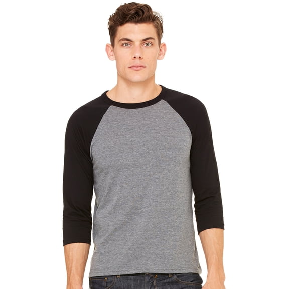 Bella   Canvas Unisex Jersey 3/4 Sleeve Baseball T-Shirt - C3200