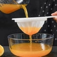 thumbnail image 3 of Ultra-fine Nylon Mesh Strainer I Plastic Strainer Filter Spoon For Soy Milk Coffee Milk Yogurt Juice(200 Mesh, 3 of 5