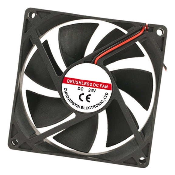 9225 Computer Cooling Fan 92mm Low Noise Design ABS High Airflows Solution 5/12/24V for Printers and Server Racks