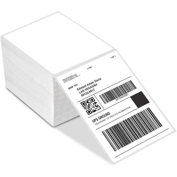 Phomemo 4x6 Étiquette D'expédition Directe Thermique, Feuilles D'expédition  Pour Imprimante D'étiquettes Thermiques, Étiquette Autocollante En Papier