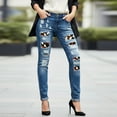 thumbnail image 5 of SUSUSU Women Wide Leg Jeans - Casual High Waisted Design, Stretchy Straight Leg Loose Denim Pants with Pocket for Everyday Wear, 5 of 6