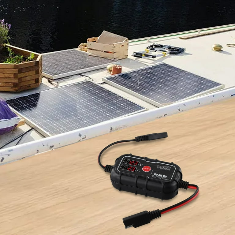 Waterproof 10a 12v Mppt Solar Charge Controller / Regulator For Lithium Batteries In Caravans, Motorhomes, Campervans, Boat, Yacht And Marine