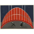 thumbnail image 3 of Alexandra Exter 18x14 Black Modern Framed Museum Art Print Titled - Theater Models 7 (1930), 3 of 5