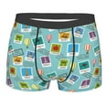 thumbnail image 5 of Uemuo World Travel1 Pattern Men's Boxer Briefs,Trunk Anti-Chafing,Comfortable, Durable, and Stylish Underwear-Medium, 5 of 9