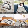 thumbnail image 2 of Yayeee Throw Blanket for Couch Soft Warm 50" x 60" Sofa Chair Bed Decoration, Cute Puffin, 2 of 7