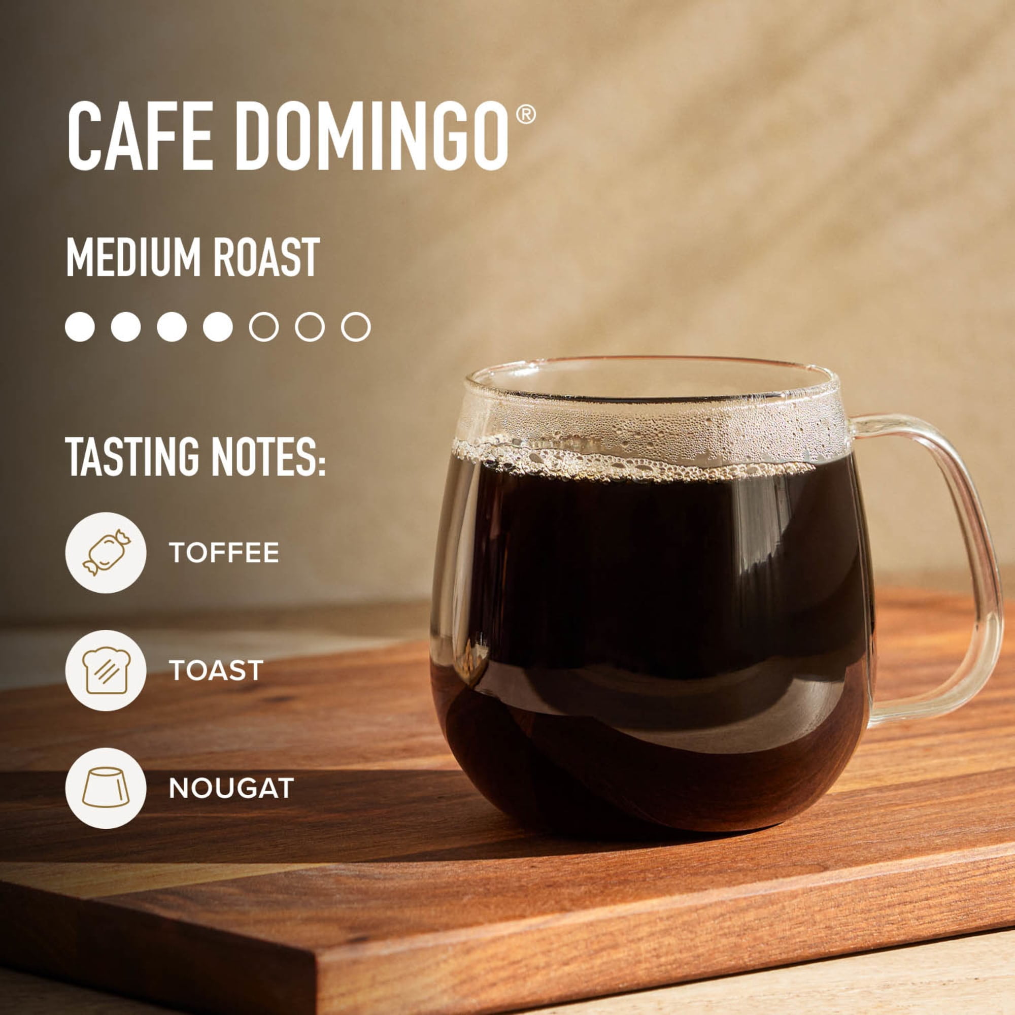 Peet's Coffee Cafe Domingo Blend Medium Roast Single Serve Coffee