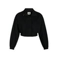 thumbnail image 3 of Madden NYC Women's Cropped Jacket With Zipper, Sizes XXS-XXL, 3 of 6