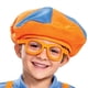 thumbnail image 5 of Orange Blue Children's Beret Hats Belt Glasses Tiebow Engineer Birthday Set For Girl Boy Enlightenment Children Party Accessorie, 5 of 5