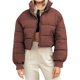 thumbnail image 4 of Txlixc Chaqueta corta y esponjosa para mujeres con cremallera de cuello largo Txlixc moda, 4 of 6
