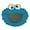 BLUE COOKIE MONSTER, variant on Sesame Street Belt Buckle Blue Cookie Monsters Logo TV Series Character
