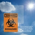 thumbnail image 6 of Biohazard With Symbol OSHA WARNING Rigid Plastic Sign 18 Inch x 12 Inch - 5 Pack, 6 of 8