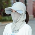 thumbnail image 5 of Anti-UV Sun Hat Sunscreen Visor Breathable Outdoor Face Neck Cover Cap, 5 of 10