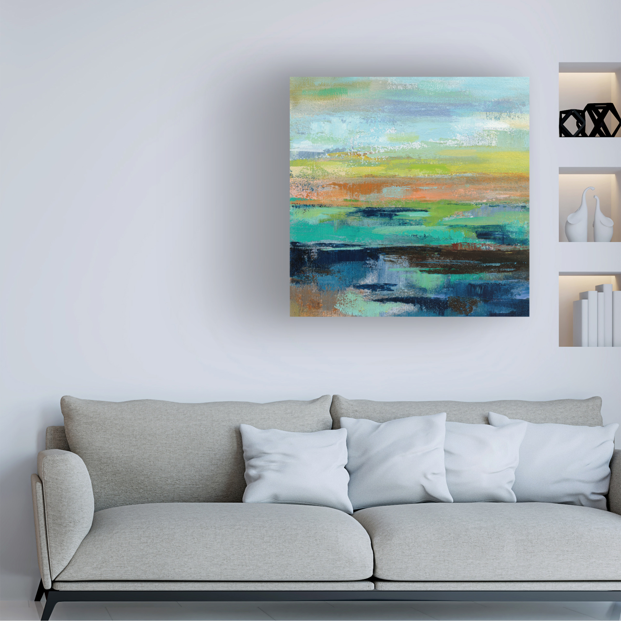 Trademark Fine Art 'Delmar Sunset III' Canvas Art by Silvia Vassileva