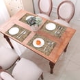 thumbnail image 6 of XMXT 1 Pcs Woven Placemats, News Old Fashioned Prints Stain Resistant Anti-Skid Placemat for Kitchen Table, 12 x 18 inches, 6 of 6