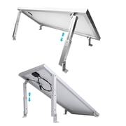 Renogy Adjustable Solar Panel Tilt Mount Brackets, Support up to 150 Watts Solar Panel, Mount Only, Silver