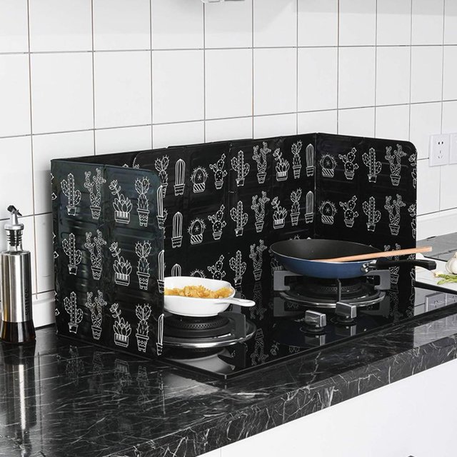 Protector contra salpicaduras de aceite de pared de papel de aluminio Protector de estufa de gas Pantalla de salpicaduras de aceite Likrtyny Para estrenar