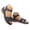 B-Blue, variant on Women Comfortable Walking Sandals Non Slip Comfortable Hiking Slides Open Toe Strappy Casual Sandal Arch Support Flat Shoe Red 8