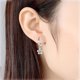 thumbnail image 2 of Pendientes colgantes de aro de plata de ley S925, pendientes de estrella para mujer, regalos para el Día de San Valentín JAMW Sencillez, 2 of 4