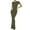 1Army Green, variant on Women's Sexy Crew Neck Lounge Long Dress Elegant Long Sleeve Ribbed Bodycon Maxi Dresses
