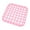 Pink, variant on Outoloxit Multifunctional Sink Drain Board and Heat Resistant Mat for Kitchen Countertop, Dish Drying Rack & Vegetable Strainer, Non-Scratch Plastic Collapsible Drying Mat, 10.2 x 10.2 Inches